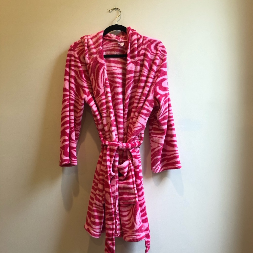 Target - Pink Zebra Soft Kid’s Robe